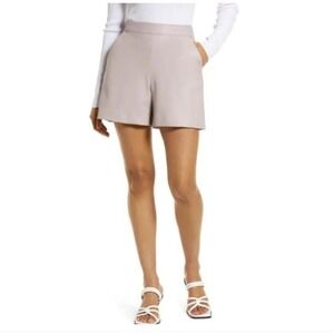 Halogen Women's‎  Purple Faux Leather Shorts Small NWT